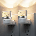 L LOHAS LED Night Light, 2 Pack Night Lights Plug into Wall, 3000K Soft Light LED NightLights, Built in Dusk to Dawn Sensor Bubble Wall…