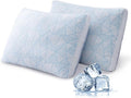 Cotelovo Shredded Memory Foam Cooling Soft Bamboo Viscose Pillows Adjustable Hypoallergenic Hotel Quality Pillows for Stomach, Back or…