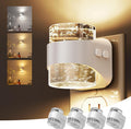 Llohasled L LOHAS LED Night Light, 3CCT Bubble Night Lights Plug into Wall,4 Pack 3000K/4000k/5000K Adjustable Night Light, Dimmable Nightli…