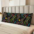 Sovvin Video Game Controller Background Body Pillow Cover Gaming Gamer Theme Long Pillow Case with Zipper Decorative Soft Cushion Be…
