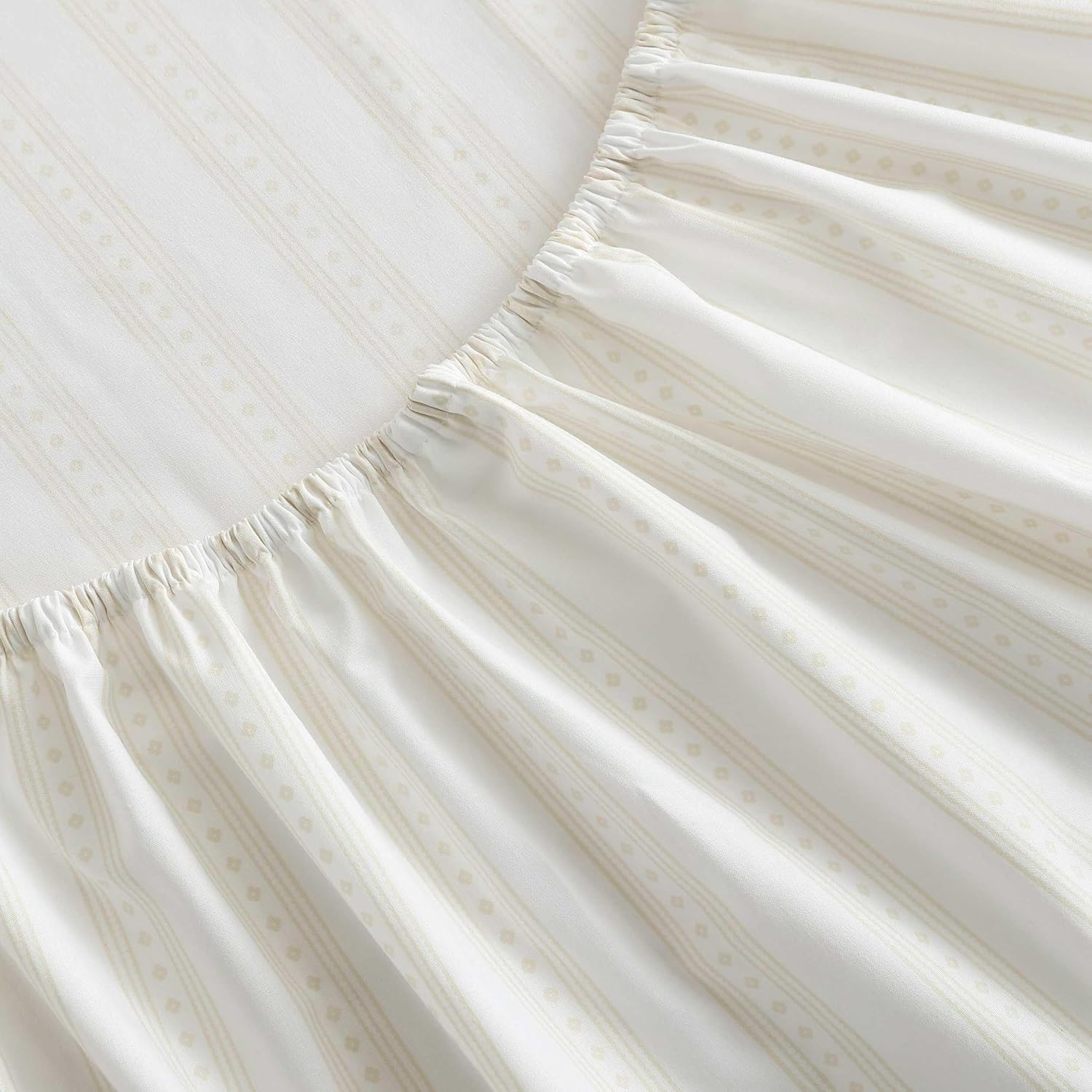 MarthaStewart Martha Stewart - Twin Size Sheets Set, Crisp & Tailored Cooling Sheets with a Smooth Cotton Percale Lightweight Feel - Bed Sh…
