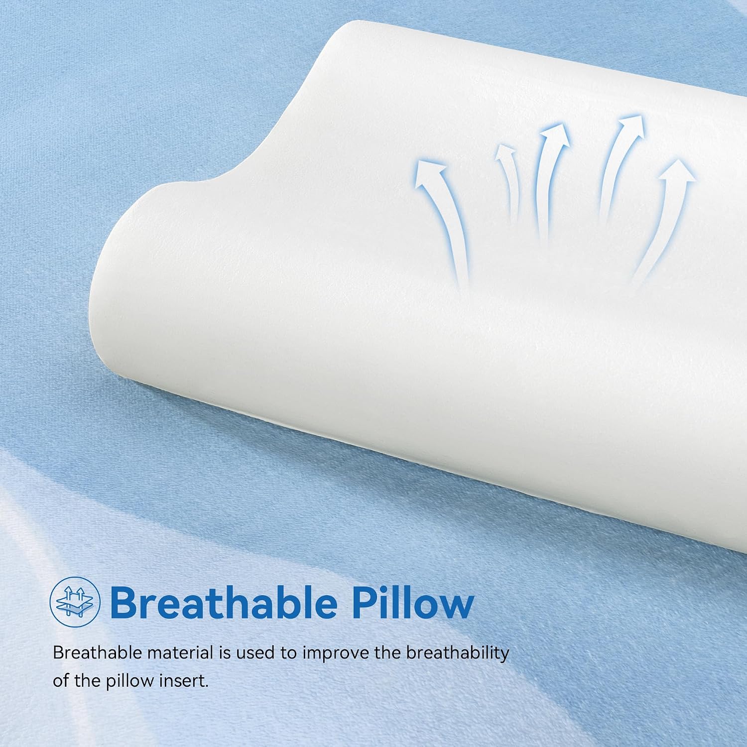 Amaeromax AM AEROMAX Travel Contour Memory Foam Pillow, Cervical Pillow for Neck, Neck Orthopedic Sleeping Pillows for Side, Back and Stom…