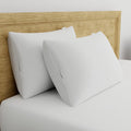 AllerEase Cotton Pillow Protector Advanced Allergy Protection Temperature Balancing Comfort Zippered Pillow Cover, King, White- 2 Pack 2 Pa…