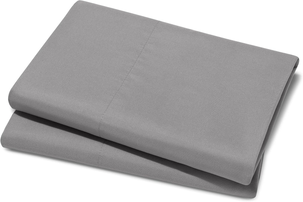 BareHome Bare Home Microfiber Pillow Cases - Queen Size Set of 2 - Cooling Pillowcases - Double Brushed - easy maintenance - Envelope…