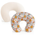 Konssy 2 Pack Nursing Pillow Covers, Stretchy and Soft Nursing Cover for Breastfeeding, Pillow Slipcover for Baby Girls Boys Newborn…