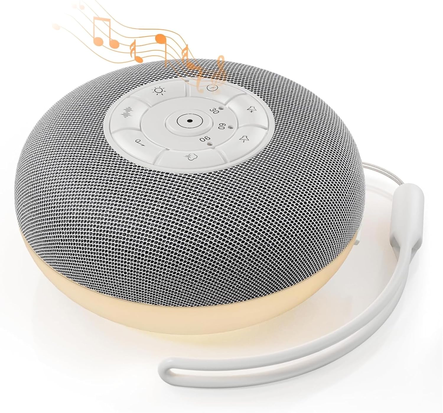 yewei YEVIK Portable Sound Machine for Baby, Soothing Sleep Assistant with 39 Sounds & Night Light for Nursery, Travel, Kids & Adults (USB-…