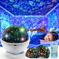 Night Light Projector, Night Light for Kids Room with Remote and Timer,360° Rotation,3 Projection Films,18 Light Modes,8 Lullaby…
