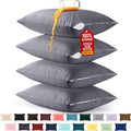 Utopiabedding Utopia Bedding 100% Waterproof Pillow Protectors with Zipper Standard Size (Set of 4), Bed Bug and Dust Mite Proof Zippered P…