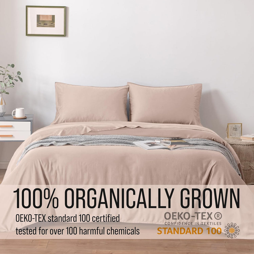 Bella Coterie Luxury Bamboo Viscose King Size Sheet Set | 100% Organically Grown | Ultra Soft | Cooling for Hot Sleepers | 18" Deep…