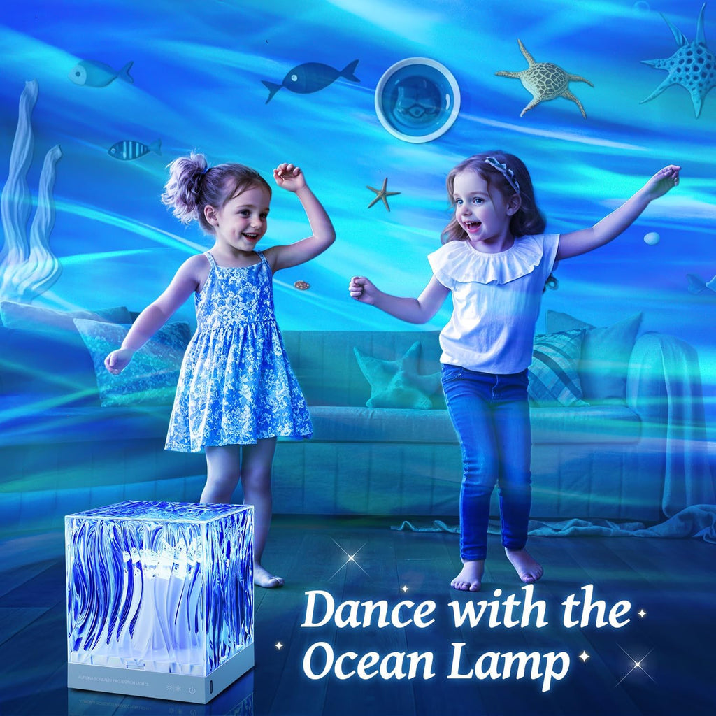 One Fire Teenager Girl Gift Ideas Northern Lights Projector,18 Colors Aurora Light Projector, Dimmable Aurora Projector Mood Lighting for…