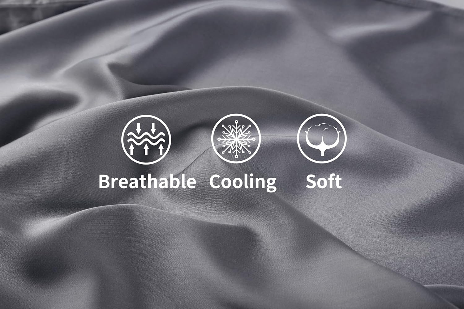 Bamboo Viscose Zippered Pillow Cases Queen Size Set of 2, 400 Thread Count Cooling Pillow Protectors for Hot Sleepers, Luxurious Hotel…