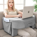 Lebenguru Reading Pillow for Laptop, Extra Large Armrest Gaming Pillow for Working, Hight Adjustable Lap Desk Pillow for Adult Sitting in B…