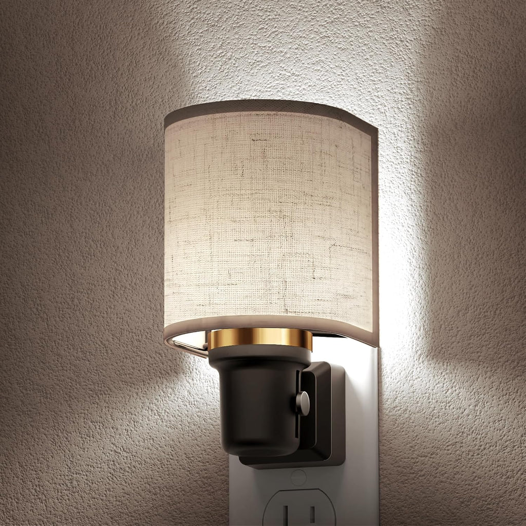 L LOHAS LED Bright Night Lights Plug into Wall, Plug in Night Light Dimmable, Daylight White, Decorative Nightlights Plug in Wall, Light…