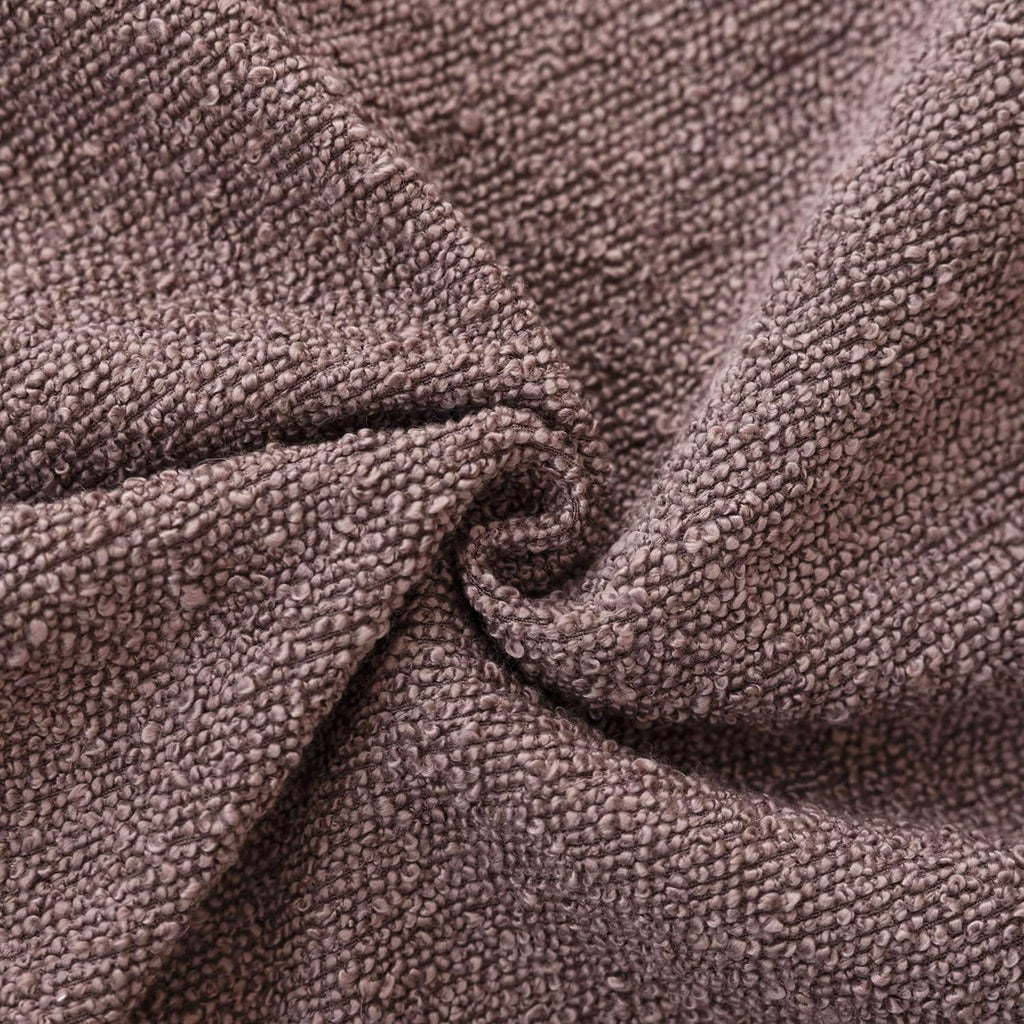 Foindtower Decorative Textured Boucle Throw Pillow Covers Accent Solid Pillow Cases Neutral Soft Cozy Couch Cushion Case for Chair Sofa…