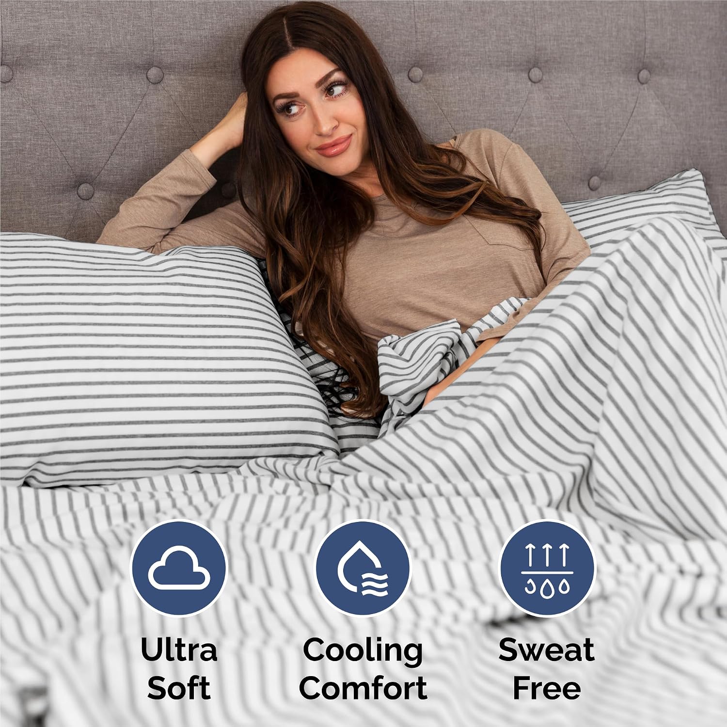 Split King Size 5 Piece Sheet Set - Comfy Breathable & Cooling Sheets - Hotel Luxury Bed Sheets for Women & Men - Deep Pockets, Easy-Fit…