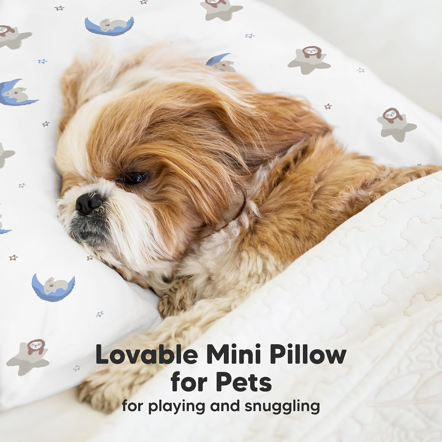 Mini Toddler Pillow with Pillowcase - 9x13 My Little Dreamy Travel Kids Pillow for Sleeping, Toddler Bed, Small, Tiny, Organic Cotton…