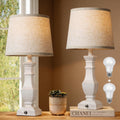 ROTTOGOON Dimmable Table Lamps Set of 2, Rustic Farmhouse Table Lamps for Living Room Bedroom, Bedside Desk Lamps for end Tables, Touch…