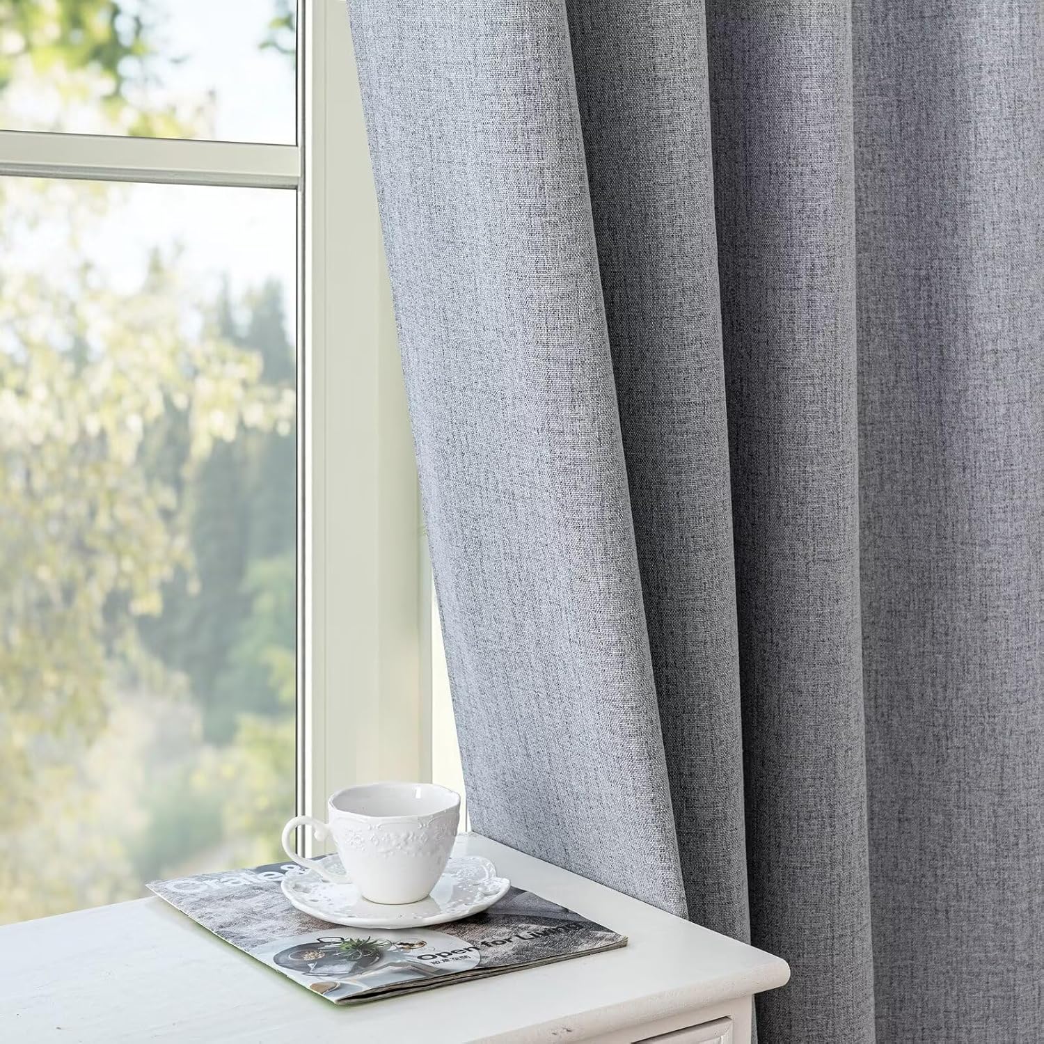 IGEMAEVE 100% Blackout Curtains 108 Inches Long for Bedroom, Black Out Curtains 2 Panels Set, Rod Pocket & Back Tab Thermal Insulated…