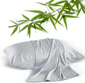ShunjieHome 4 Pack Bamboo Viscose Pillow Protectors Standard Size, 400 Thread Count Cooling Zippered Pillowcases for Hot Sleepers & Night S…
