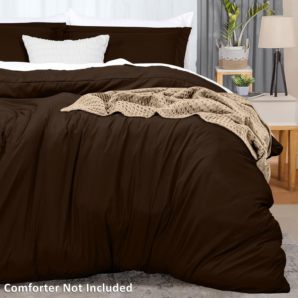 Utopia Bedding Duvet Cover Queen Size - 3 Piece with Zipper Closure - 1 Comforter Cover 90X90 Inches & 2 Pillow Shams 20X26 Inches…