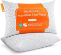 Frohaul Shredded Memory Foam Bed Pillows Adjustable Hotel Quality Pillows for Side, Back and Stomach Sleeper, Breathable Washable Cover, Oe…