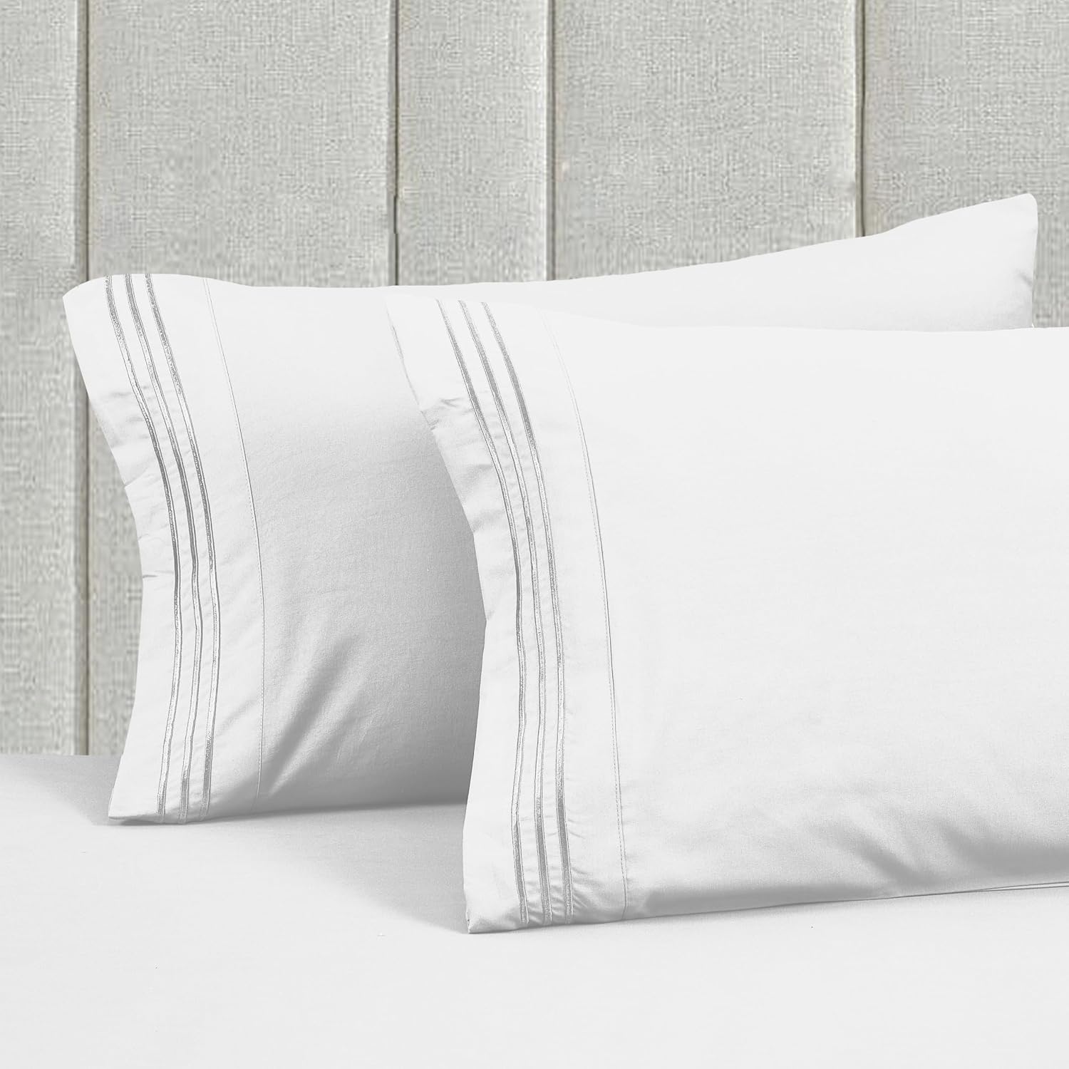 MocassiLuxuryBedding Mocassi Luxury 4-Piece Sheet Set, Ultra Soft 1800 Hotel Quality Microfiber Sheet Set, Fits Mattresses Up to 18 to 24 I…