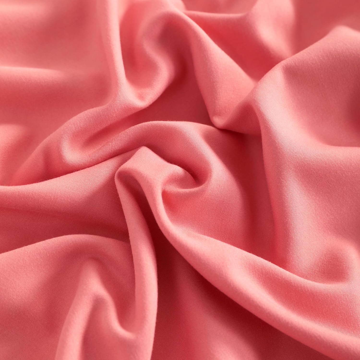 Ntbay Queen Pillowcase Set - 4 Pack Brushed Microfiber 20x30 Pillowcases - Soft, Wrinkle-Free, Fade-Resistant, Stain-Resistant, Coral Pink…