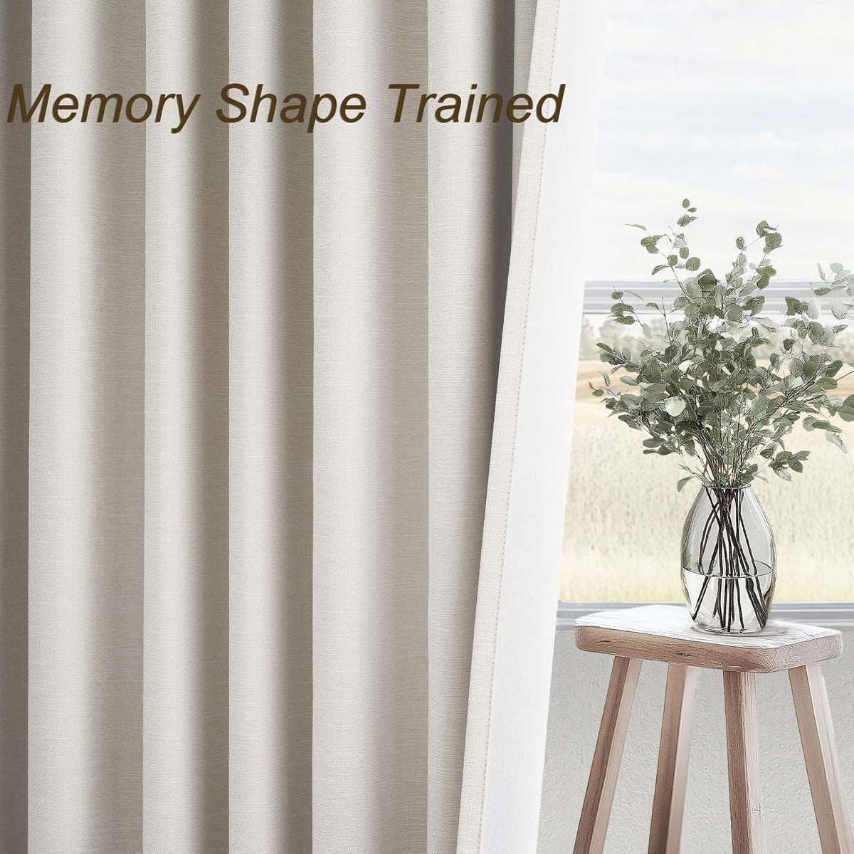 Topfinel 54 Inch Long Blackout Tiers Curtains for Small Window Elegant Short Curtain Drapes for Livingroom Bedroom Thermal Insulated Linen…