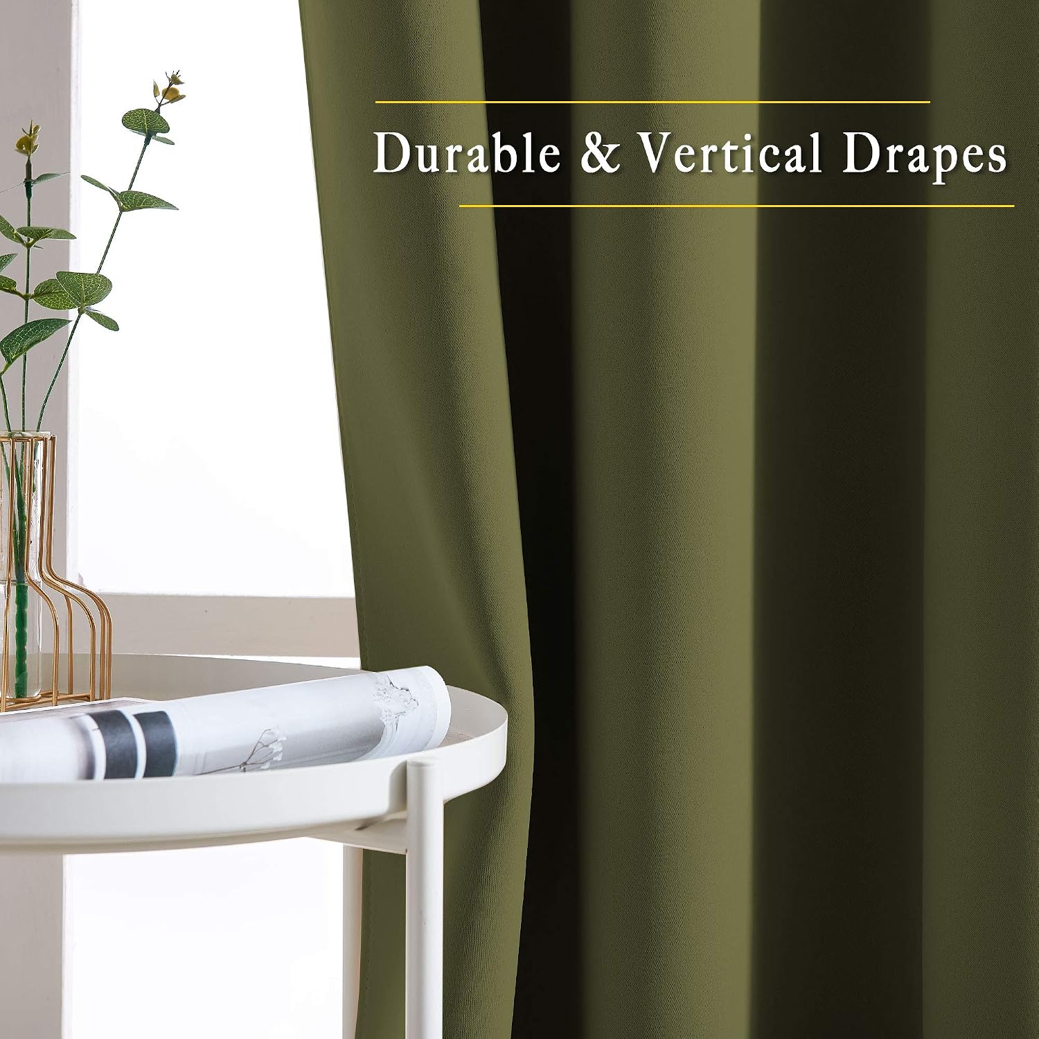 Nicetown Blackout Curtains for Living Room - Functional Blackout Curtains/Panels for Bedroom, Window Decoration, Privacy Assured (Set of 2,…