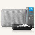 Peujew Travel Pillow Memory Foam Pillows, Camping Pillow-Compressible Medium Firm, Breathable Cover, Ideal Backpacking Hiking, Bed Pillows,…