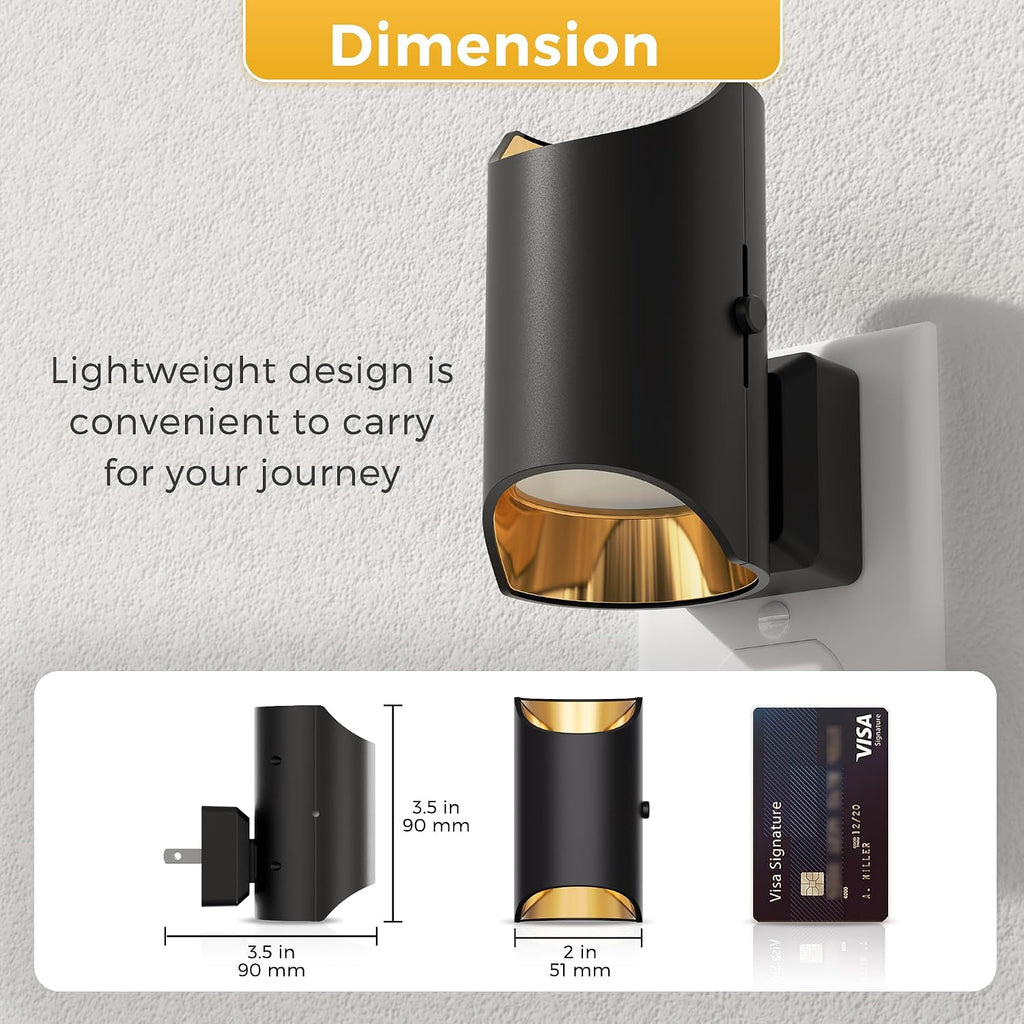 L LOHAS LED Night Lights Plug into Wall, Plug in Night Light with Dusk to Dawn Sensor, Color Changing Nightlight for Kids Hallway Bedroom…