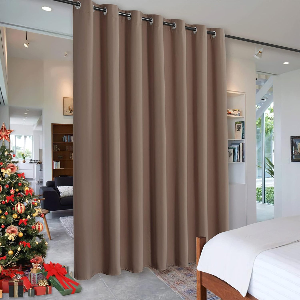 Rybhome RYB HOME Blackout Curtains Soundproof Energy Saving Insulating Privacy Room Divider Curtains for Patio Sliding Glass Door Living Ro…