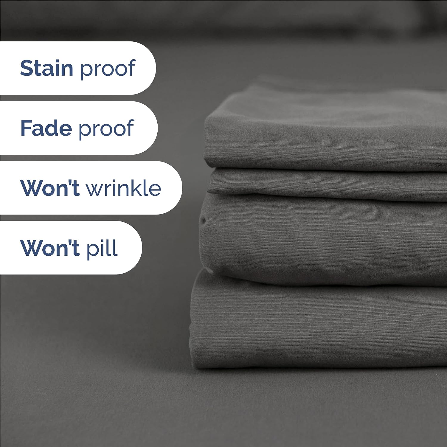 Full 6 Piece Sheet Set - Comfy, Breathable & Cooling - Hotel Luxury Bedding for Women, Men, Kids, Teens and Children - 1 Flat & 1 Fitted…