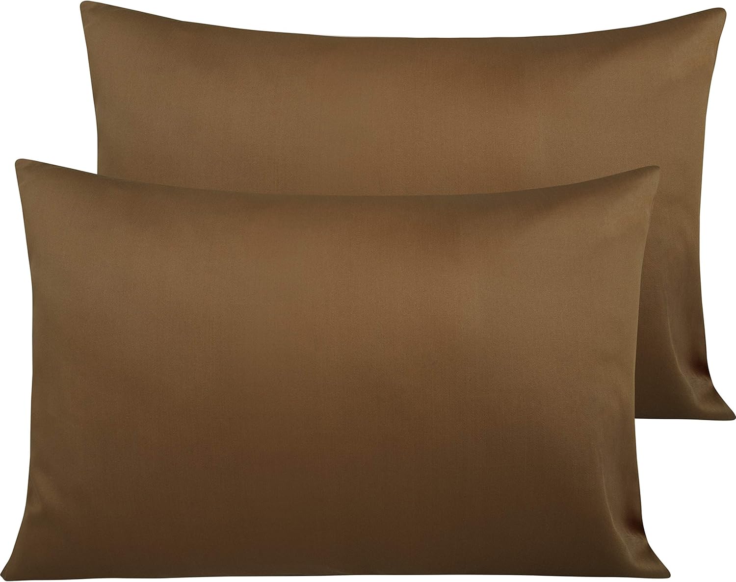 NTBAY Egyptian Cotton Queen Pillowcases - Set of 2, 500 Thread Count Cotton Pillowcases - Soft and Breathable Envelope Closure Pillow…