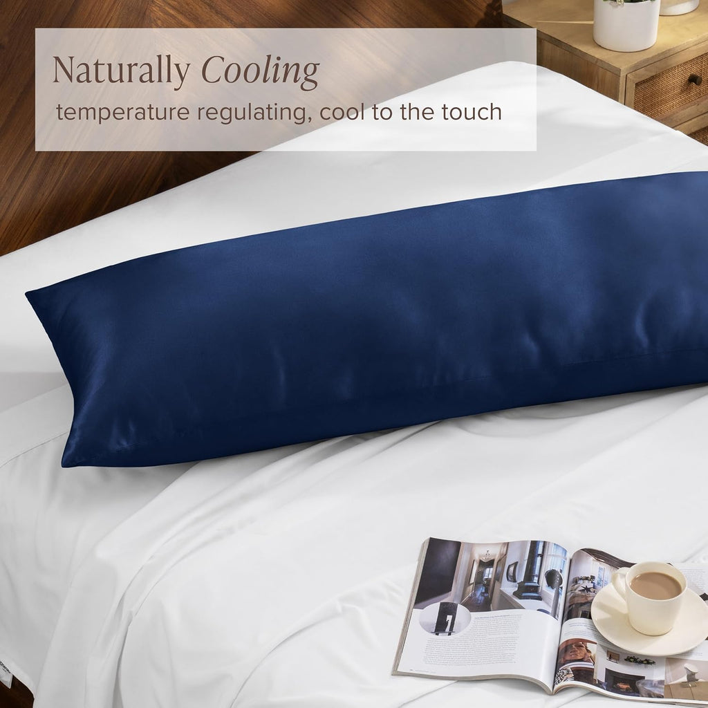 BareHome Bare Home 100% Rayon Made from Bamboo Luxury Body Size Cooling Pillowcase - Breathable - Easy Fit - Soft Bedding & Pillowcases (Bo…