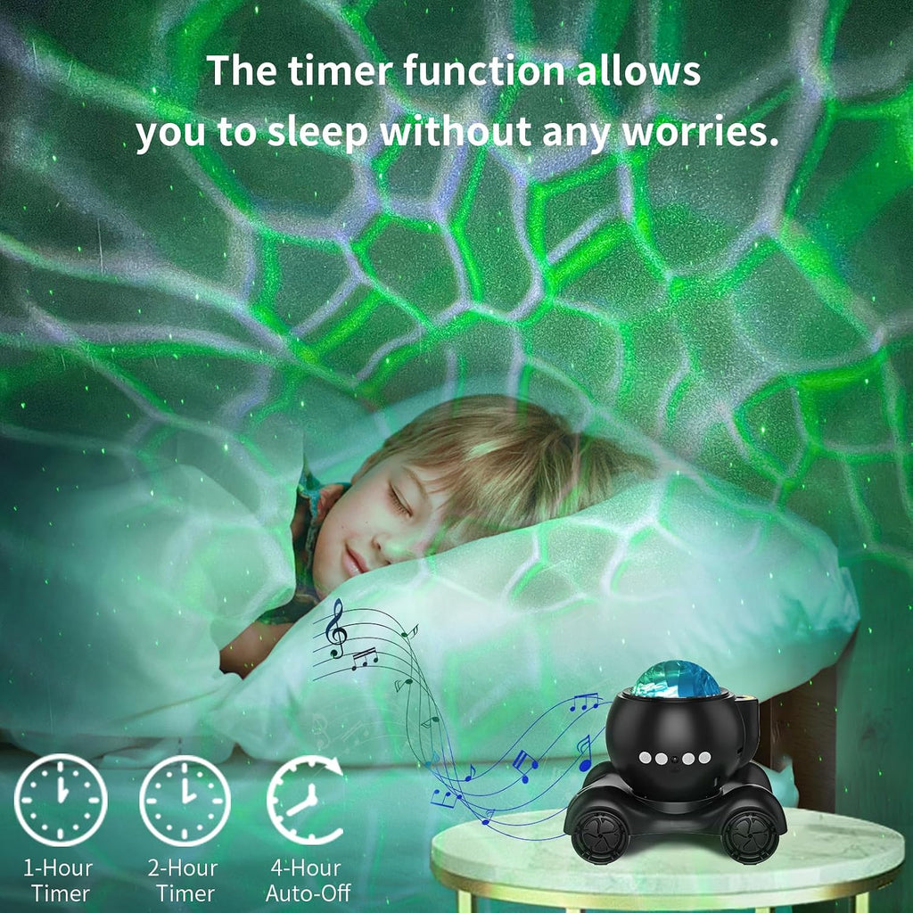 ENOKIK Star Projector, Galaxy Projector Built-in Bluetooth Speaker and 8 White Noise, Night Light for Kids Adults, Aurora Nebula Lamp for…
