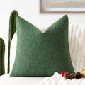 Foindtower Textured Boucle Throw Pillow Covers Accent Solid Pillow Cases Cozy Soft Decorative Couch Cushion Case for Chair Sofa Bedroom…