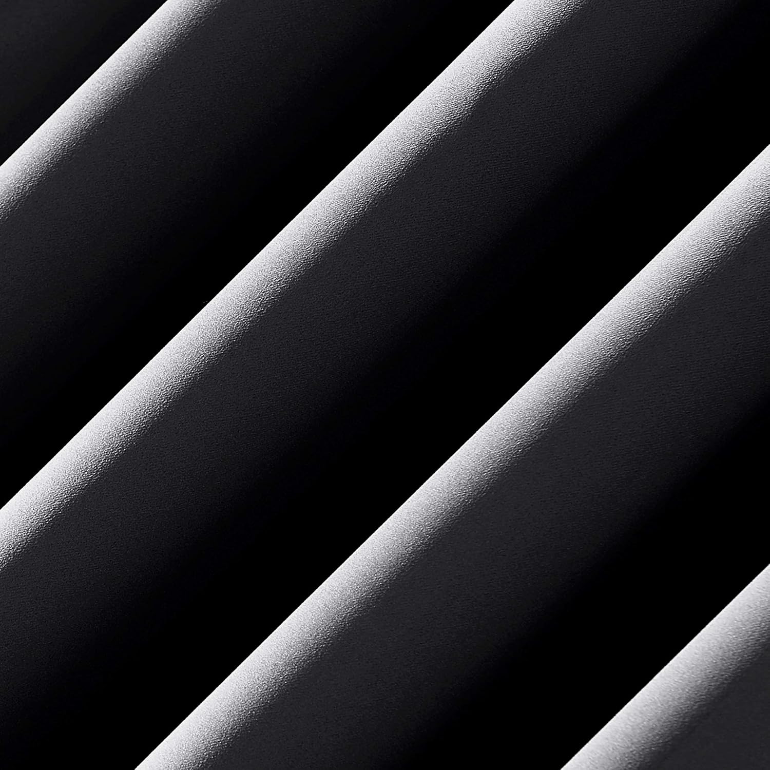 Sun Zero Nordic Theater Grade Extreme 100% Blackout Grommet Curtain Single Panel, 52" x 63", Coal