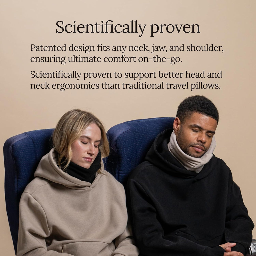 Trtl Travel Pillow Original 2.0 – designed for everyday use Super Soft Travel Pillow with Head & Neck Support – for Airplane Travel –…
