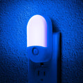 L LOHAS LED Blue Night Light, Night Lights Plug into Wall[2 Pack], 0.6W LED Nightlight, Dusk to Dawn Sensor, 30/60LM Adjustable…