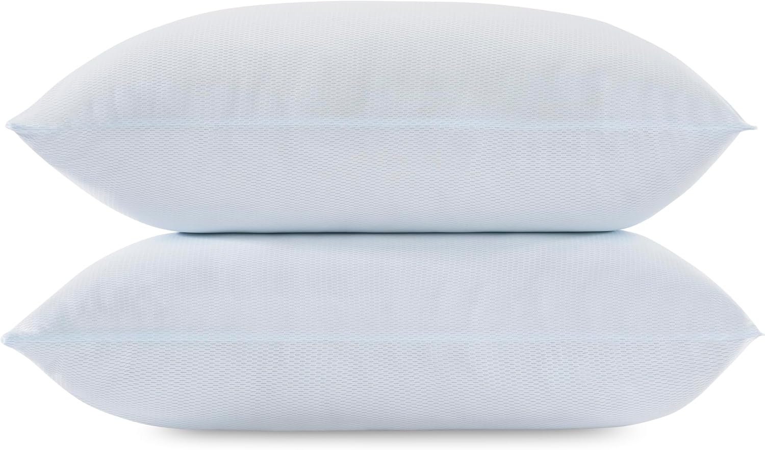 Serta Won't Go Flat Down Alternative Cooling Bed Pillows, Extra Life Foam Core with Medium Support, Perfect for Back, Stomach or Side Sleep…