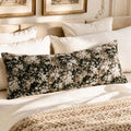 Haguko Vintage Floral Throw Pillow Covers 14x36 Long Lumbar Tapestry Chenille Soft Decorative Farmhouse Rectangular Accent Body Pill…