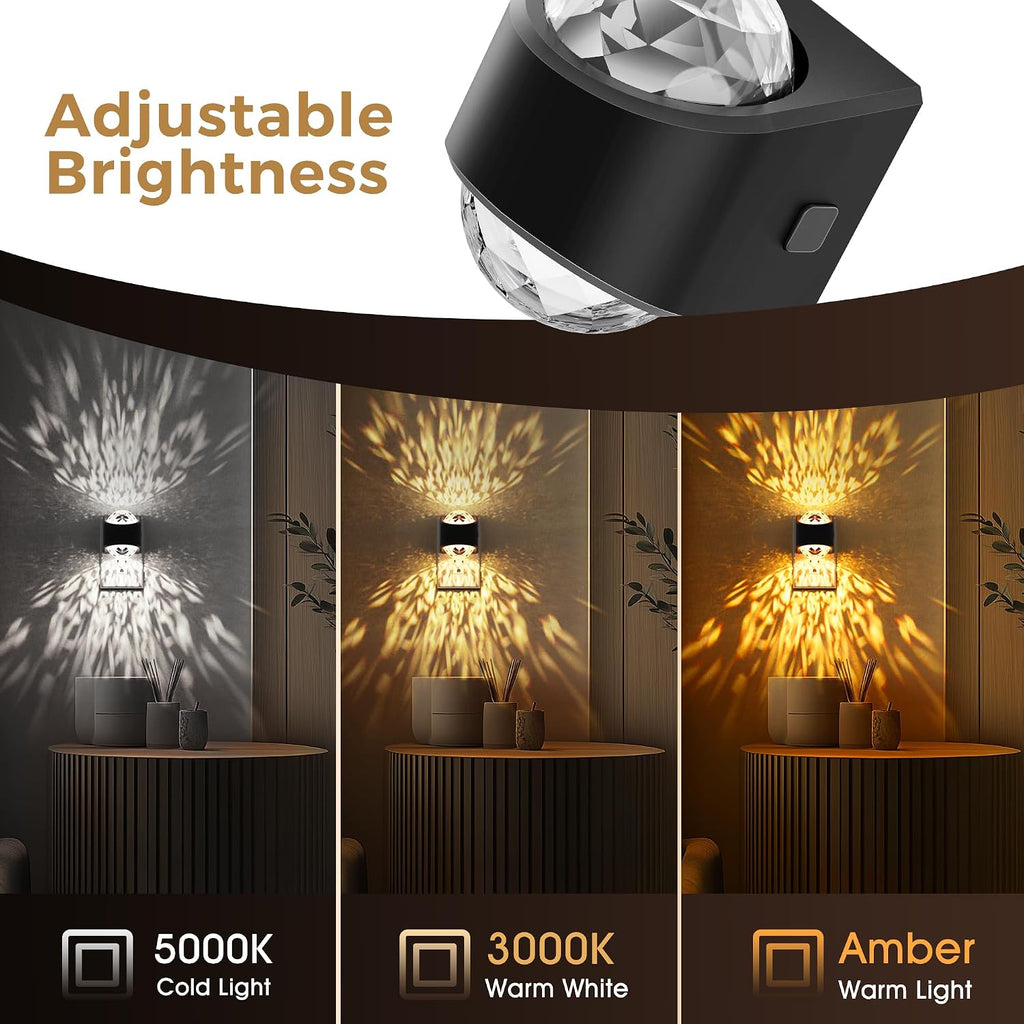 L LOHAS LED Night Lights Plug into Wall, Projector Night Light with Dusk to Dawn Sensor,1600K/3000K/5000K Adjustable, Nightlight for Kids…