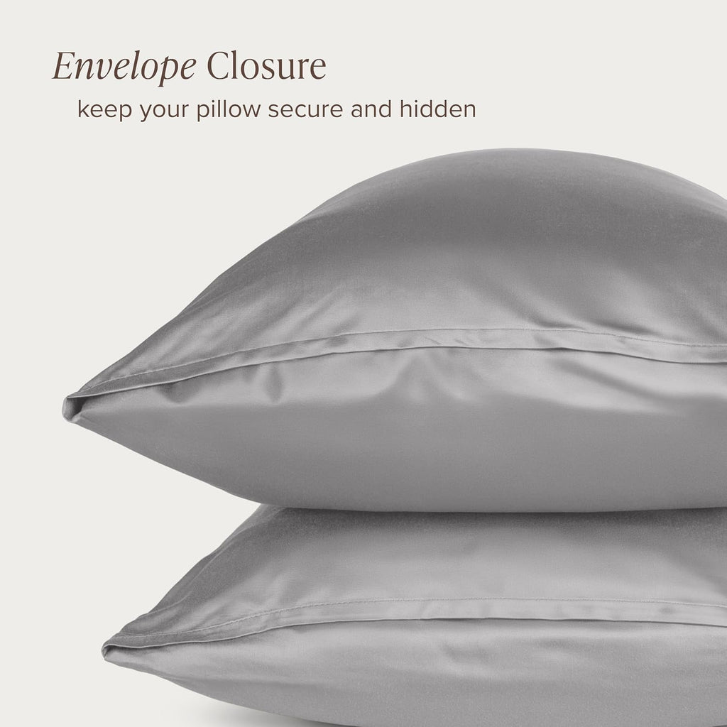 BareHome Bare Home 100% Rayon Made from Bamboo Luxury Body Size Cooling Pillowcase - Breathable - Easy Fit - Soft Bedding & Pillowcases (Bo…