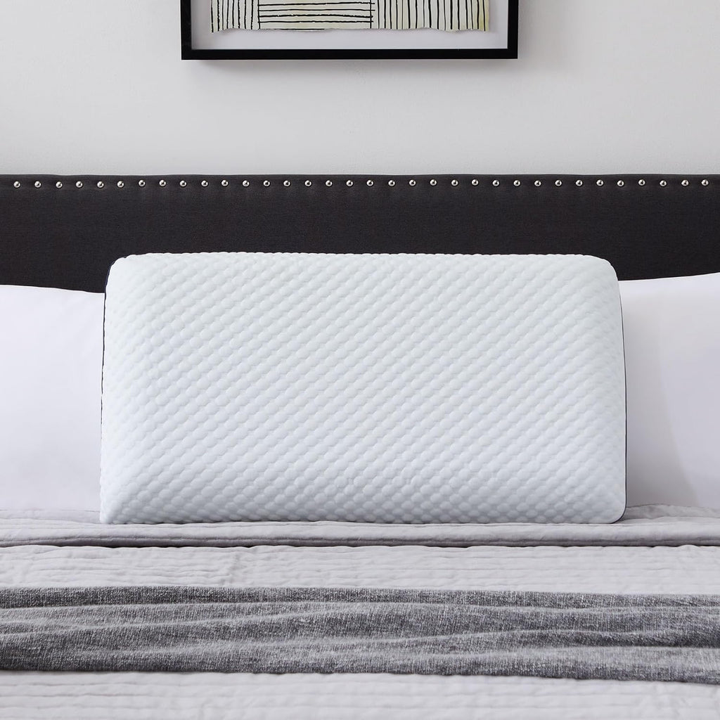 Weekender Gel Memory Foam Pillow - King Size - 1-Pack - Medium Firm Feel - Neck and Shoulder Support - Side & Back Sleepers - Home…