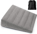 USHMA Inflatable Wedge Pillow for Sleeping, Portable Travel Wedge Pillow for Sitting in Bed, Inflatable Wedge Pillows for Travel, Blow Up…