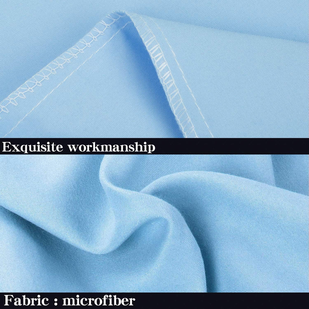 Ntbay Body Pillowcase - Brushed Microfiber 20x54 Pillowcase - Soft, Wrinkle-Free, Fade-Resistant, Stain-Resistant, Sky Blue Body Pillow Cov…