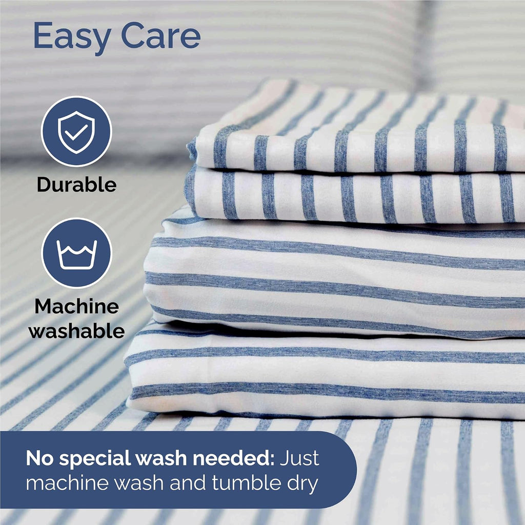 Full 6 Piece Sheet Set - Comfy, Breathable & Cooling - Soft Hotel Luxury Bedding for Women, Men, Kids, Teens and Children - 1 Flat & 1…