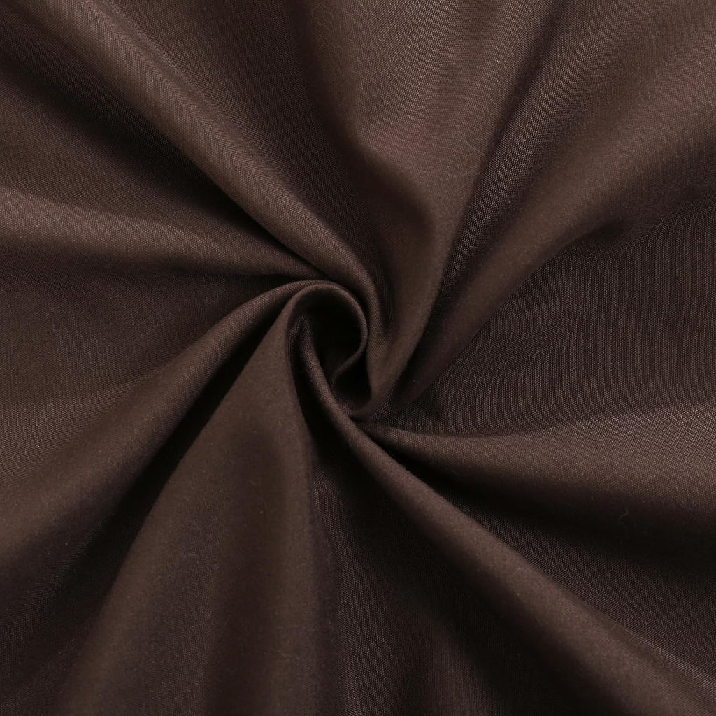 Merryword Dark Brown Pillow Shams Chocolate Queen Pillowcases Cute Pillow Cover Set of 2 Soft Shabby Chic Ruffled Pillowcases 2 Pack (Queen…