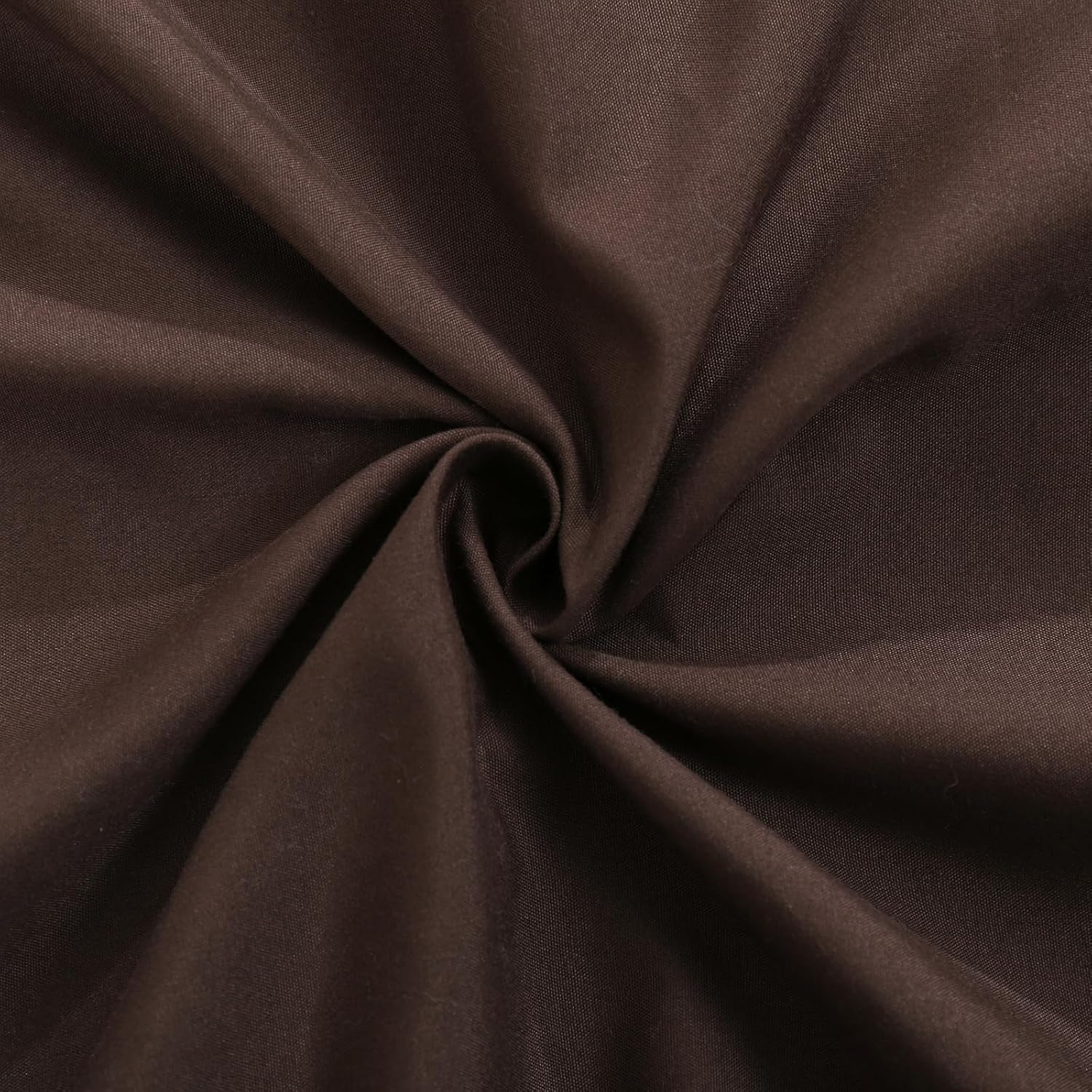 Merryword Dark Brown Pillow Shams Chocolate King Pillowcases Cute Pillow Cover Set of 2 Soft Shabby Chic Ruffled Pillowcases 2 Pack (King (…